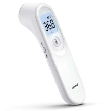 Infrared Forehead Thermometer with Vibration Fever Alert and Backlit LCD Display