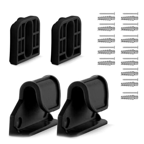 1 Set Children's Fence Replacement Part Wall Mounting Brackets Hooks and Screws Compatible with Various Models Ref: 4913 1