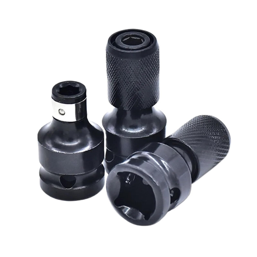 Impact Wrench Adapter 1/2 To 1/4 Socket Converter Chrome Vanadium Steel Hex Extension Rod 9412369226907