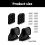 1 Set Children's Fence Replacement Part Wall Mounting Brackets Hooks and Screws Compatible with Various Models Ref: 9145 4