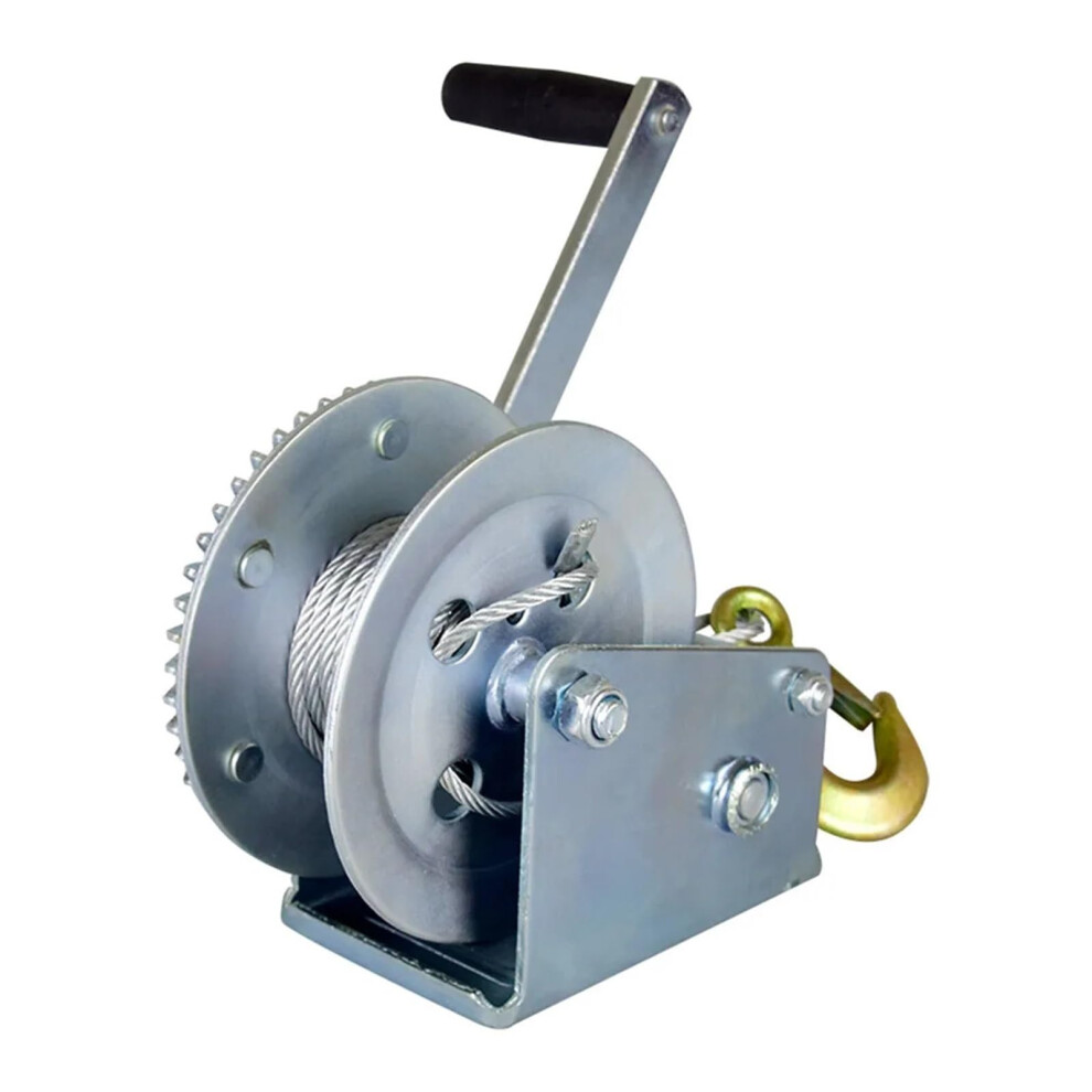 Zugwinde Winch Hand Tool Boat/Truck Hand Winch 600Lbs 8M Wire Rope 9412369227140