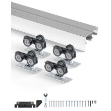Schraubenzubehör - DUOKU - 5 Füße - Aluminiumlegierung - 2-Tür-System - Links Schiebend