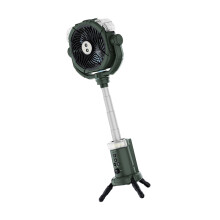 Camping Floor Fan With Adjustable Height 20000mAh-Army Green