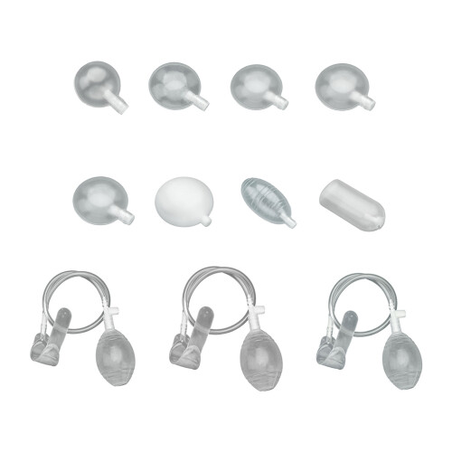 Plastic Doll Insert Parts With Double-Rabbit ear tube 38CM 1
