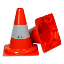 SafeGlow Traffic Cone, Orange, PVC, 30cm, RA1 Film (Box of 5)