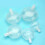 Pièces d'insertion de poupée en plastique avec Double effet-50mm 7