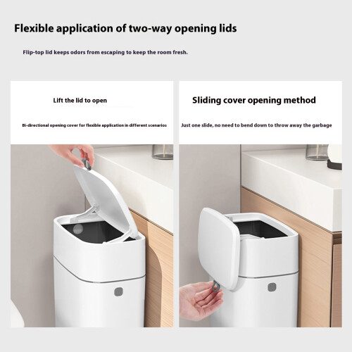 Leak Proof 8L 10L Hanging Kitchen Composts Bin Countertop-S 1