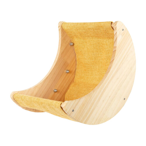 Stable Wood Cats Window Perch Hanging Hammock with Suction Cup