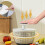 Plastic Salad Dryer with Drain Basket Ergonomic Hand Press 2
