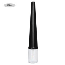 Transparent Eyelash Growth Liquid Container, Portable Eyeliner Bottle With Secure Stopper, Perfect For Travel And Daily Use