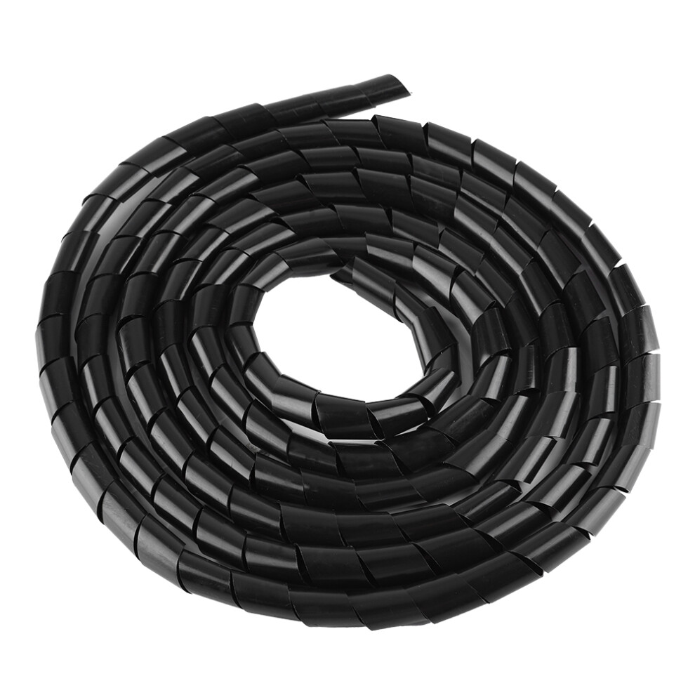 Spiral Cable Wrap Wire Organizer Sleeve, Flexible Cable Management For Pc Electrical Wire Protector In Various Locations (White, 14Mm) 9453559707950