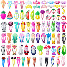 Barrettes colorées pour filles, pinces à cheveux légères et portables aux couleurs vives, cadeau idéal pour les anniversaires et les fêtes.