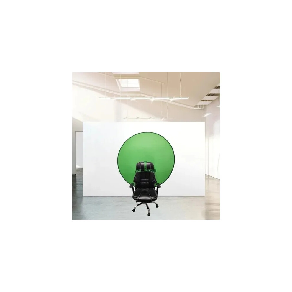 Innovative Portable Screen Backdrop, Perfect For Online Video Meetings And Photography, Collapsible To Save Space And Carry Conveniently Green 9128293402330
