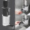 Heavy Duty Bathroom Plunger, Premium Bristles With Automatic Design For Easy Use (White) 3