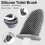 Heavy Duty Bathroom Plunger, Premium Bristles With Automatic Design For Easy Use (White) 4