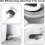 Heavy Duty Bathroom Plunger, Premium Bristles With Automatic Design For Easy Use (White) 5