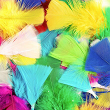 Feather Fantasy, Multi-use Feathers, Dream Catcher Feathers, Perfect For DIY Crafting, Wedding Home Decor, Jewelry Making (300Pcs), Vibrant Colors To