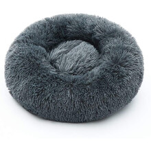 Panier pour animaux en tissu peluche ultra doux, fond antidérapant et imperméable en fausse fourrure pour un soutien orthopédique, nid douillet