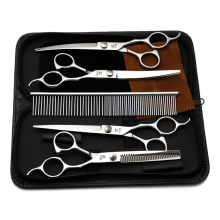 Kit di forbici professionali per il taglio dei capelli, lame in acciaio inossidabile giapponese per bordi affilati come rasoi e tagli di precisione,