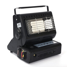 Portable Butane Camping Space Heater 2 in 1 HeaterStove with Foldable Handle and Safety ShutOff