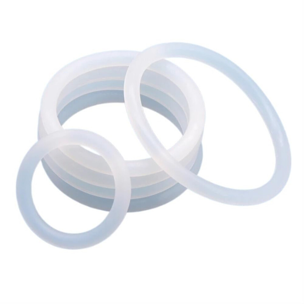White Food Grade Silicone O Ring 3Mm Cs 18Mm Od Heat Resistant Durable Seal 50Pcs Set 9412369228970