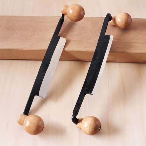 Bark removal tool, shaving tool for drawing, bark stripping, doublehandled wood scraper 1