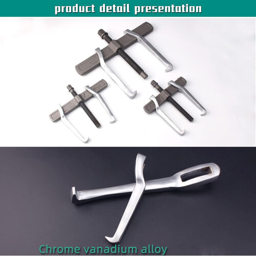 8 Inch Bearing Puller Double Claw Gear Removal Tool, Chrome Vanadium, Durable RustResistant 1