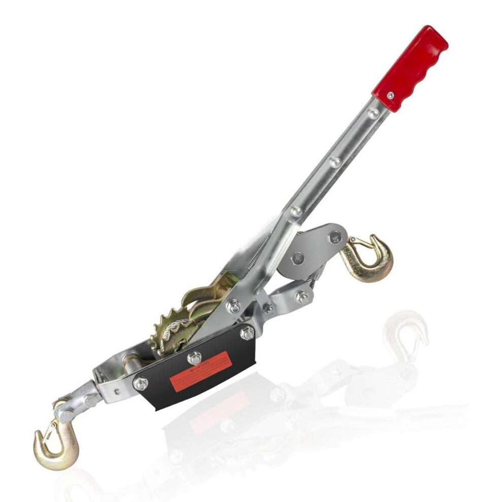 Puller, 2 Hooks, Steel Cable, Ratchet, Rope, 2 Tons 9412369228833