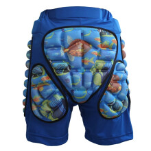 Skiing Padded Protective Pants Kids Adults Outdoor Sports XL Blue Shorts