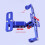 Motorcycle License Plate Bracket Aluminum Adjustable Rear Holder for Secure Easy Installation 4