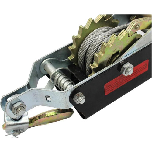 Power Hand Winch Puller, 14 Ton Wire Hand Power Puller, Tension Tool, Steel Cable or Winch Puller, Mini Tensioner, Double Hook Lifting Tools 1
