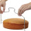 Professional Adjustable Stainless Steel Cake Leveler with Double Wire Cutting 1