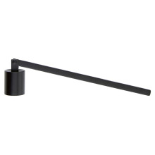 Slim Stainless Steel Candle Snuffer 6' Long Matte Black