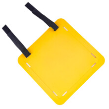 Soccer Training Goal Discs Agility Targets Flat Cones for Hockey Baseball Practice - Yellow Set of 12 Durable Targets