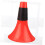 Marker Cones Windproof Football Training Obstacles Durable Black Horn Cones for Enhanced Player Flexibility and Performance 2