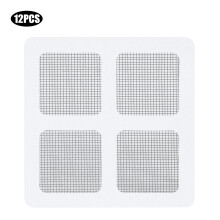 Window & Door Screen Repair Kit, Quick Fix Screen Mesh Tape With Waterproof Adhesive, High-Quality Polyurethane Fine Mesh For Hole Repairs, Rounded Co