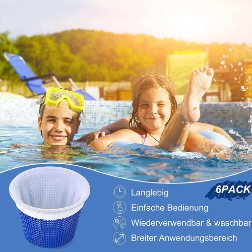 Κάλτσες Pool Skimmer, Επενδύσεις καλαθιού Skimmer με λεπτό πλέγμα για εσωτερική και
