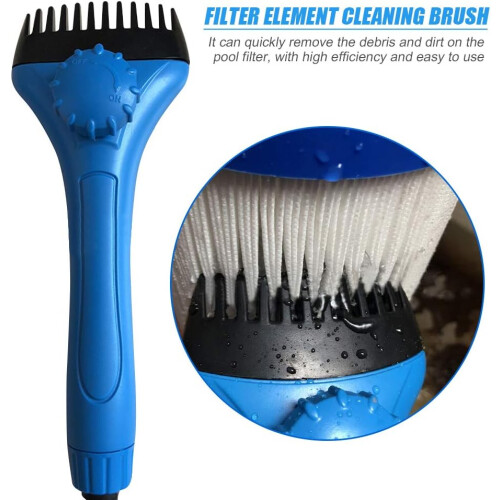 Filter Cartridge Cleaning Tool With Foldable Design, Simplify Your Spa Care Routine And Save Water With Adjustable Flow Control 1