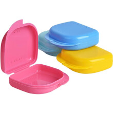 Beschermhoes voor orthodontische apparaten, stevige etui voor retainers met extra sterke en duurzame constructie, voor thuis en op reis (2 stuks)