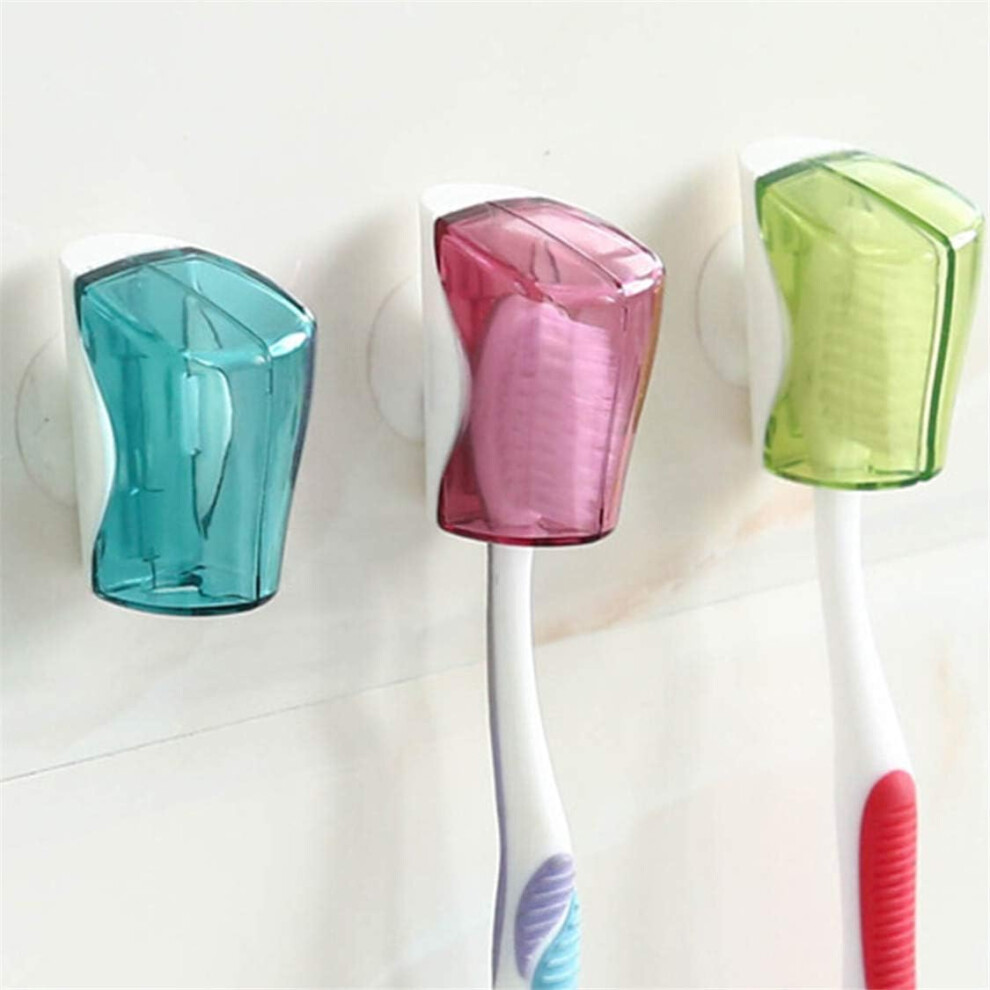 Wall Mounted Toothbrush Case, Universal Cover for All Toothbrushes, Safe & Hygienic Travel Container