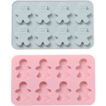Múnla Silicone Mini Sinséir, Silicone Ábhar Iontaofa, Múnla Nollag Ardchaighdeáin le haghaidh Seacláidí, Milseáin & Fianáin a Bhácáil,