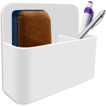 Magnetiskt pennställ, kraftfull magnetisk pennhållare för whiteboardtavlor och skåp, justerbar avdelare i premiumkvalitet av ABS-material, 2