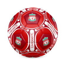(Red/White) Liverpool FC Football Size 4 Crest Red OFFICIAL Gift