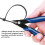 Professional Wire Cutter for Electronics, Precision Electronic Flush Cutter with Ultrafine Flush Cutting, Rubber Handle for Comfortable Grip 5