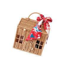 Valise en rotin tissée à la main pour emballage de cadeau-Type C
