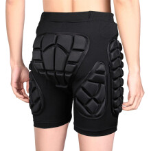 Padded Protective Shorts, Hip Protection Pad Shorts  Cycling Shorts Black XXL