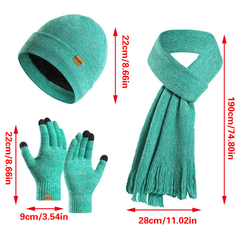 Costume de chapeau d'hiver polyvalent,-Couleur pâte de haricots 2