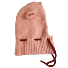 Chapeau châle à oreilles d'ours pour femmes et filles,-Rose