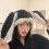 Bonnets oreilles de lapin à la mode, pour différentes-Blanc 3