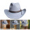 Chapeau haut de forme Homburg à feuilles classiques,-Gris 2